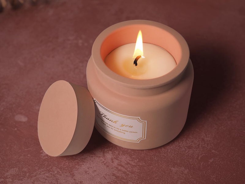 LSLEVA Storage Box with Lids Candle Jar Molds Set, Creative Silicone Candle Vessels Pot Molds, Concrete Round Stripe with Cover Bottle Making Moulds for Storage Candle Holder (K-2Pcs) - Image 5